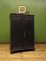 Antique Black Painted Storage Cabinet, Gothic Shabby Chic, Spillman & CO, London (13 of 17) Antique Black Painted Storage Cabinet, Gothic Shabby Chic, Spillman & CO, London (13 of 17)
