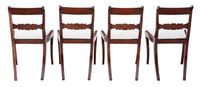 Set of 4 Regency C1825 mahogany dining chairs 19th Century (8 of 8) Set of 4 Regency C1825 mahogany dining chairs 19th Century (8 of 8)