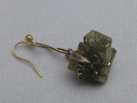 9ct gold and iron pyrite earrings (5 of 5) 9ct gold and iron pyrite earrings (5 of 5)