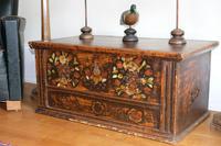 19th Century Austrian Folk Art Painted Pine Coffer (4 of 23) 19th Century Austrian Folk Art Painted Pine Coffer (4 of 23)