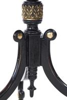 Regency Ebonised & Brass Lamp / Wine Table (4 of 5) Regency Ebonised & Brass Lamp / Wine Table (4 of 5)