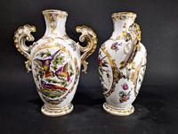 Pair of Hand Painted Porcelain Vases (6 of 6) Pair of Hand Painted Porcelain Vases (6 of 6)