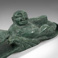 Antique Ruyi Belt Hook, Oriental, Jade Marble, Buckle, Hotei, Budai c.1900 (6 of 12) Antique Ruyi Belt Hook, Oriental, Jade Marble, Buckle, Hotei, Budai c.1900 (6 of 12)