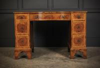 Queen Anne Style Burr Walnut Concave Writing Desk (14 of 18) Queen Anne Style Burr Walnut Concave Writing Desk (14 of 18)
