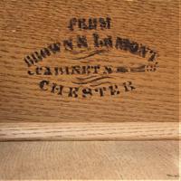 Oak Knee-Hole Pedestal Desk (7 of 7) Oak Knee-Hole Pedestal Desk (7 of 7)