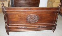 1900's King Size Carved Oak Empire Style Bed Frame (3 of 4) 1900's King Size Carved Oak Empire Style Bed Frame (3 of 4)
