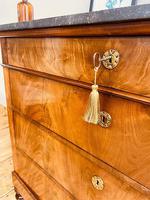 Antique Flamed Mahogany Chest of Drawers / Washstand / Commode With Marble (4 of 5) Antique Flamed Mahogany Chest of Drawers / Washstand / Commode With Marble (4 of 5)