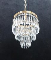 Italian Art Deco Three Tier Crystal Glass Chandelier 1930s (6 of 6) Italian Art Deco Three Tier Crystal Glass Chandelier 1930s (6 of 6)