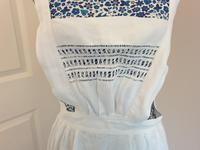 Victorian Cream Linen Maids Apron Pinafore (2 of 9) Victorian Cream Linen Maids Apron Pinafore (2 of 9)