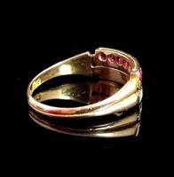 Antique Victorian Ruby, Diamond and Pearl Ring, Double Row, 15ct Gold (7 of 12) Antique Victorian Ruby, Diamond and Pearl Ring, Double Row, 15ct Gold (7 of 12)