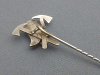 Victorian Silver Firemans Helmet and Axe Stickpin (4 of 5) Victorian Silver Firemans Helmet and Axe Stickpin (4 of 5)