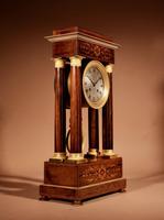 A Very Stylish Charles X Rosewood/Palisandre Inlaid With Lemon Wood and Ormolu Portico Clock Circa: 1830 (7 of 15) A Very Stylish Charles X Rosewood/Palisandre Inlaid With Lemon Wood and Ormolu Portico Clock Circa: 1830 (7 of 15)