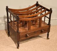 Regency Mahogany Canterbury with Drawer (2 of 6) Regency Mahogany Canterbury with Drawer (2 of 6)
