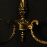 French Pair Of Gilded Brass Antique Wall Lights (8 of 10) French Pair Of Gilded Brass Antique Wall Lights (8 of 10)