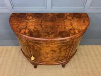 Burr Walnut Demi Lune Commode (3 of 12) Burr Walnut Demi Lune Commode (3 of 12)