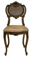 Pair of Antique Carved Giltwood & Cane Rout Chairs (4 of 8) Pair of Antique Carved Giltwood & Cane Rout Chairs (4 of 8)