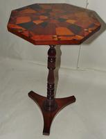 Regency Table with Inlaid Specimen Wood Top (4 of 7) Regency Table with Inlaid Specimen Wood Top (4 of 7)