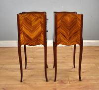 Pair of Louis XVI Style Marquetry Inlaid Bedsides Cabinets (4 of 8) Pair of Louis XVI Style Marquetry Inlaid Bedsides Cabinets (4 of 8)