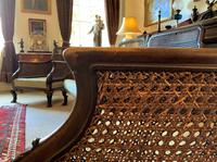 19th Century Antique Mahogany Upholstered 3 Piece Bergere Sofa Suite Armchairs Settee (13 of 15) 19th Century Antique Mahogany Upholstered 3 Piece Bergere Sofa Suite Armchairs Settee (13 of 15)