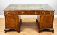 Antique Burr Walnut Partners Desk (8 of 18) Antique Burr Walnut Partners Desk (8 of 18)
