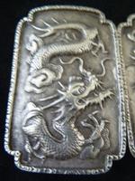 Fine Chinese Silver Buckle # 3 - Dragons , Signed TC (4 of 5) Fine Chinese Silver Buckle # 3 - Dragons , Signed TC (4 of 5)
