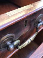 Quality Mahogany Inverted Breakfront Pedestal Desk (2 of 9) Quality Mahogany Inverted Breakfront Pedestal Desk (2 of 9)
