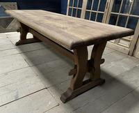 Large French Bleached Oak Refectory Farmhouse Dining Table (10 of 25) Large French Bleached Oak Refectory Farmhouse Dining Table (10 of 25)