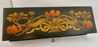 Superb Art Nouveau Pen & Ink Decorated Box (8 of 10) Superb Art Nouveau Pen & Ink Decorated Box (8 of 10)