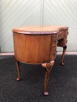 Antique Walnut & Burr Walnut Kidney Shaped Desk (6 of 13) Antique Walnut & Burr Walnut Kidney Shaped Desk (6 of 13)