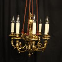 French 19th Century Gilded Bronze 8 Light Antique Chandelier (2 of 10) French 19th Century Gilded Bronze 8 Light Antique Chandelier (2 of 10)