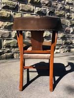 Antique Walnut & Leather Desk Chair (6 of 8) Antique Walnut & Leather Desk Chair (6 of 8)