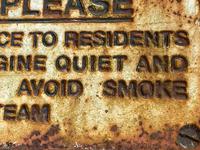 Large Heavy Rusted Cast Iron Railway Plaque Sign Train Notice (11 of 25) Large Heavy Rusted Cast Iron Railway Plaque Sign Train Notice (11 of 25)