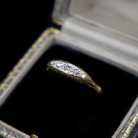 Antique Old Cut Diamond Five Stone 18ct Gold Scroll Ring (9 of 10) Antique Old Cut Diamond Five Stone 18ct Gold Scroll Ring (9 of 10)