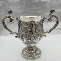 Antique George II Large Rococo Silver Cup & Cover London 1755 William Grundy (4 of 12) Antique George II Large Rococo Silver Cup & Cover London 1755 William Grundy (4 of 12)