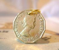 Vintage Pocket Watch Chain Fob 1967 Queen Elizabeth Threepenny Bit Old 3d Coin Fob (4 of 4) Vintage Pocket Watch Chain Fob 1967 Queen Elizabeth Threepenny Bit Old 3d Coin Fob (4 of 4)