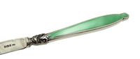 Antique Victorian Sterling Silver & Green Enamel Letter Knife 1899 (4 of 8) Antique Victorian Sterling Silver & Green Enamel Letter Knife 1899 (4 of 8)