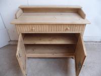 Art Deco Small Antique Pine 2 Door 2 Drawer Dresser Base to wax / paint (10 of 10) Art Deco Small Antique Pine 2 Door 2 Drawer Dresser Base to wax / paint (10 of 10)