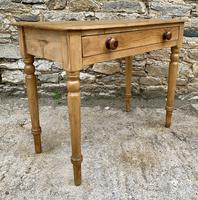 Antique Pine Side Table with Drawer (13 of 14) Antique Pine Side Table with Drawer (13 of 14)