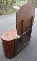 1940's Large Walnut Deco Dressing Table with Mirror by Shraeger (6 of 8) 1940's Large Walnut Deco Dressing Table with Mirror by Shraeger (6 of 8)
