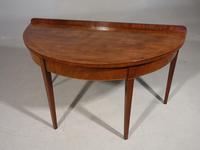 Good George III Period Mahogany Demi-lune Side Table (2 of 5) Good George III Period Mahogany Demi-lune Side Table (2 of 5)
