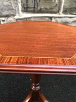 Antique Mahogany Tripod Wine Table Inlaid (4 of 5) Antique Mahogany Tripod Wine Table Inlaid (4 of 5)