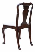Set of 8 Mahogany Dining Chairs Queen Anne revival c.1910 (3 of 11) Set of 8 Mahogany Dining Chairs Queen Anne revival c.1910 (3 of 11)
