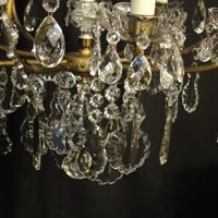 French Gilded & Crystal Birdcage 7 Light Antique Chandelier (6 of 10) French Gilded & Crystal Birdcage 7 Light Antique Chandelier (6 of 10)