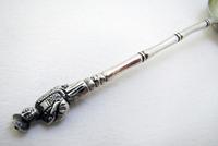 Antique Wang Hing Chinese Man Novelty Export Solid Silver Tea Spoon Bamboo, China c.1900 (8 of 8) Antique Wang Hing Chinese Man Novelty Export Solid Silver Tea Spoon Bamboo, China c.1900 (8 of 8)