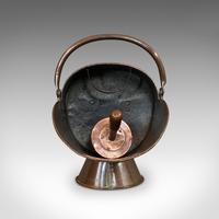 Antique Helmet Coal Scuttle, English, Copper, Fireside Bucket, Victorian, 1870 (2 of 11) Antique Helmet Coal Scuttle, English, Copper, Fireside Bucket, Victorian, 1870 (2 of 11)