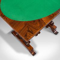 Antique Fold Over Games Table, English, Rosewood, Chess, Cards, Regency c.1820 (9 of 12) Antique Fold Over Games Table, English, Rosewood, Chess, Cards, Regency c.1820 (9 of 12)