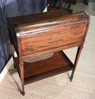 Edwardian Inlaid Mahogany Desk (20 of 21) Edwardian Inlaid Mahogany Desk (20 of 21)