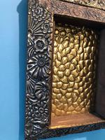 Antique Repousse Detail Cushion Mirror (6 of 10) Antique Repousse Detail Cushion Mirror (6 of 10)