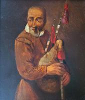 Original 18th Century Miniature Oil on Panel Portrait Painting of Bagpipe Player (4 of 11) Original 18th Century Miniature Oil on Panel Portrait Painting of Bagpipe Player (4 of 11)