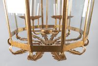 Large French Gilt Metal & Glass Six Light Lantern (3 of 6) Large French Gilt Metal & Glass Six Light Lantern (3 of 6)